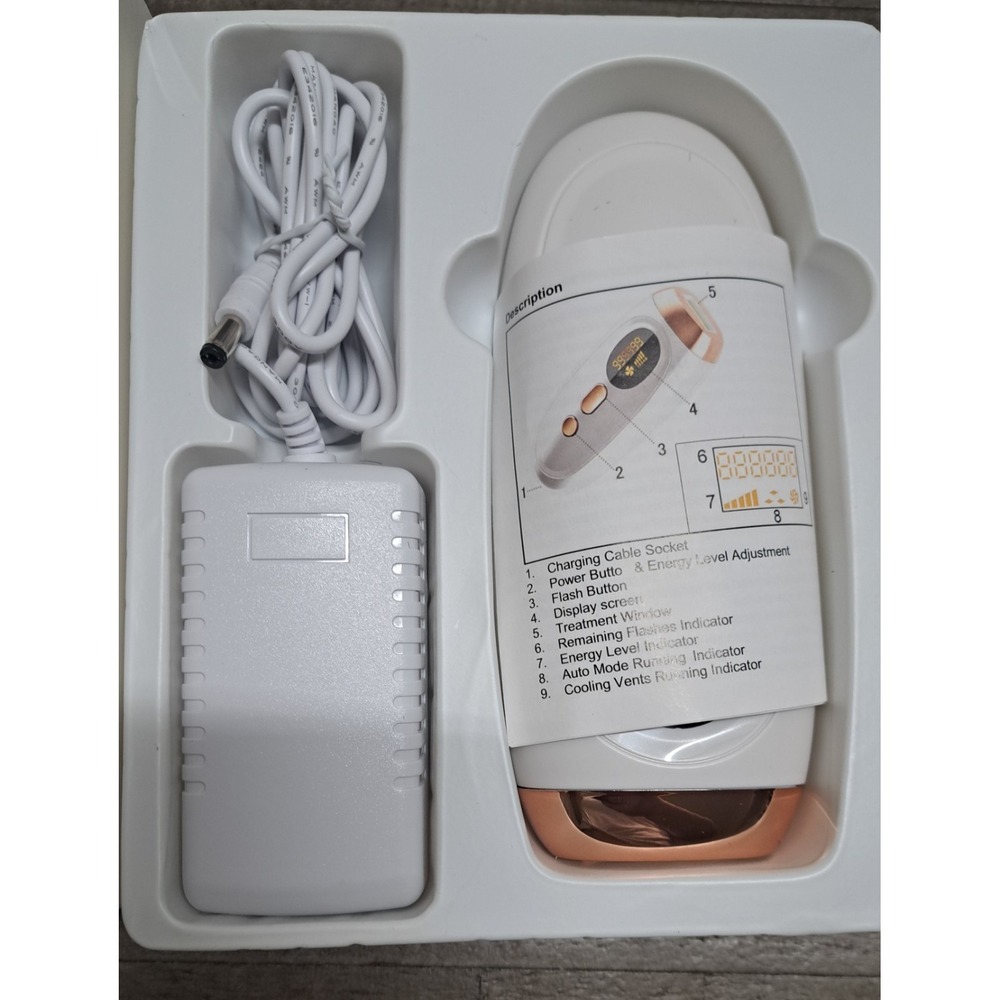 IMMise IPL Hair Removal Device At-Home Laser Kit w/ Power Cord & Glasses NIB